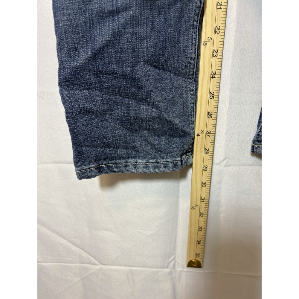 Women's Wranglers Jeans Straight Leg Cowgirl Preppy 11x32 1009MWTMS Spandex - Picture 11 of 15